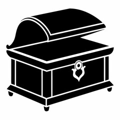 Hope chest Black silhouette