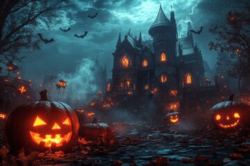 Halloween festival jack-o'-lantern jack-o-lantern architecture.