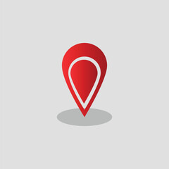 Location pin icon. Map pin place marker. Location icon.