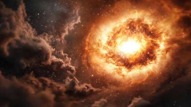Gravitational collapse, galaxy formation, cosmic dust clouds, star formation, universe origins