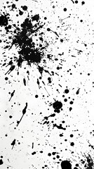 Mesmerizing Monochrome Splatters A Dynamic Expression