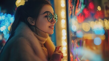 Black Friday deals flashing on a screen, with a shopper navigating an online sale for the best prices.