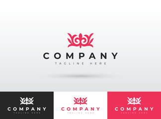 Kazakh national ornament logo design. Branding template for Kazakhstan. Modern logo sign, symbol, icon, creative element. Abstract ornament shape logo design. Graphic vector illustration. 