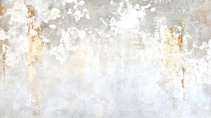 Obraz premium Grunge Concrete Wall Texture with Flaking Paint and Rust Streaks