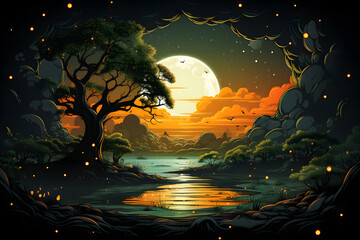 Idyllische Landschaften: Ein R&uuml;ckzugsort in der Natur