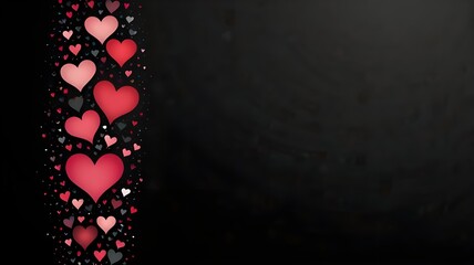 red and black background