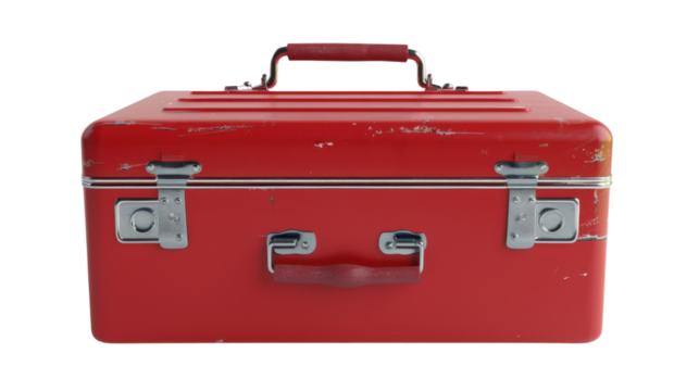 Tool box isolated on white background