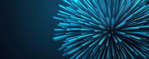 A holographic 3D starburst with translucent, glowing rays, holo, starburst, translucent