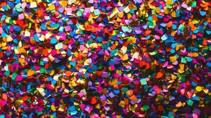 Multicolored Confetti Background