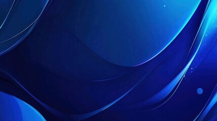 Obraz premium Abstract Blue Background with Smooth Lines