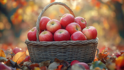 Apples in the basket