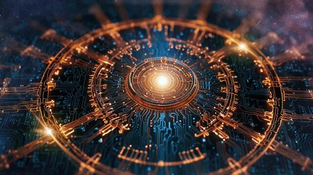 abstraction Looping Video background technology 