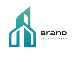 Building logo icon design template elements. Usable for Branding and Business Logos.
