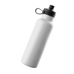 Minimal sport bottle isolated on blank background