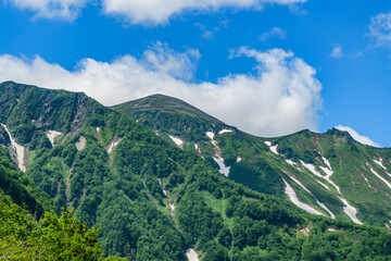 層雲峡黒岳山麓を歩く
