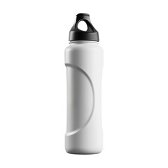 Reusable sport water bottle png mockup on transparent background