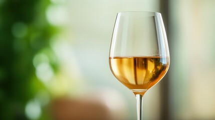 Tokaji wine from Hungary in a delicate wine glass, Tokaji wine, Hungary, wine