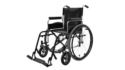 Fototapeta premium Wheelchair isolated on white background