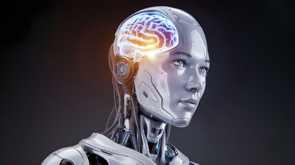 AI Robot with advanced brain capacity