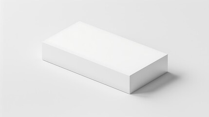 Fototapeta premium Minimalist White Product Display with Abstract Landscape