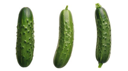 Cucumber isolated on white background