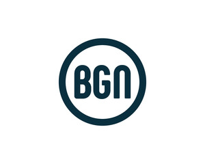 BGN Logo design vector template. BGN