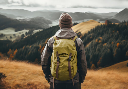 Backpack Mockup With Generative AI