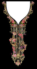 heart with floral ornament