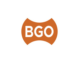 BGO logo design vector template. BGO