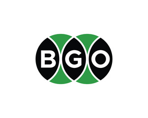 BGO logo design vector template. BGO