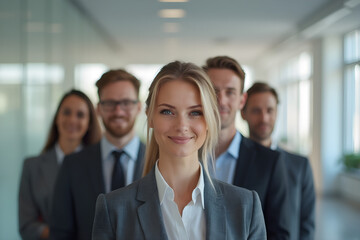 portrait of a successful business team