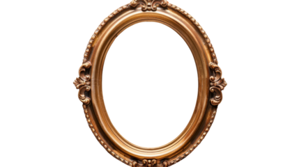 Frame isolated on white background 