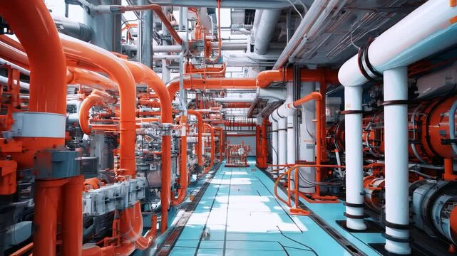 Pipeline, storage tanks and pipe rack of petroleum, chemical, hydrogen or ammonia industrial plant