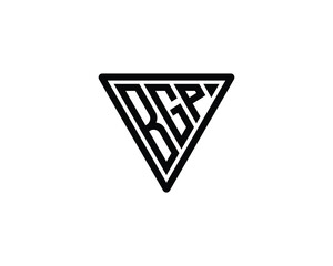 BGP logo design vector template. BGP