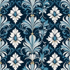 Fototapeta premium seamless floral pattern