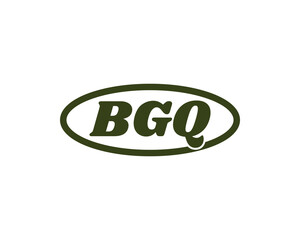 BGQ logo design vector template. BGQ