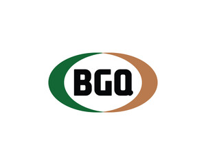 BGQ logo design vector template. BGQ
