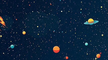 Night Sky with Stars