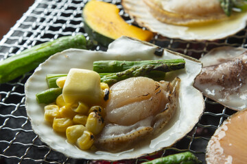 美味しい焼き帆立