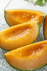 甘くて美味しい赤肉のメロン