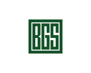 BGS logo design vector template. BGS