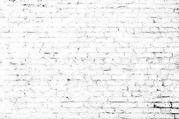 Faded White Brick Wall Texture With Subtle Grunge Details