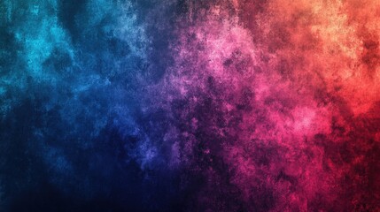 Fototapeta premium Vibrant textured background featuring a dark ambiance with noise effects and a gradient of colors