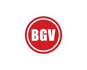 BGV Logo design vector template. BGV