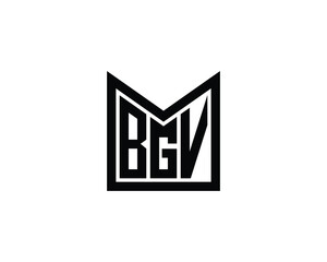 BGV Logo design vector template. BGV