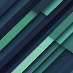 Obraz premium Black and blue, modern flat design vector background; Simple geometric shapes, Generative AI Image.