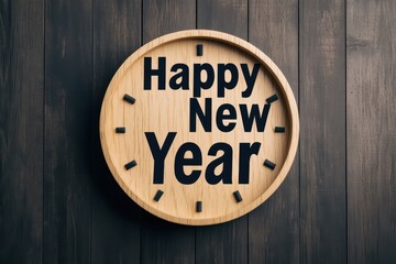 Countdown Timer Collage: Images of a countdown timer ticking down to zero. The text "Happy New Year" in a digital, countdown-themed font