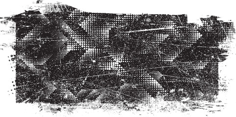 Grunge Paint stripe . Vector brush Stroke . Distressed banner . Black isolated paintbrush collection . Modern Textured shape . Dry border in Black 