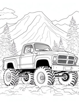 recommend clip art: Simple black and white coloring book page, simple aesthetic, outlines, line art, flat design, solid lines, no shadow