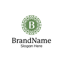 Modern elegant ornamental logo design template